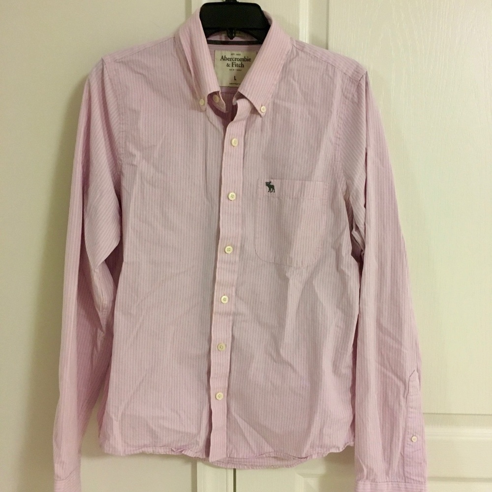 Abercrombie Fitch youth button down muscle shirt